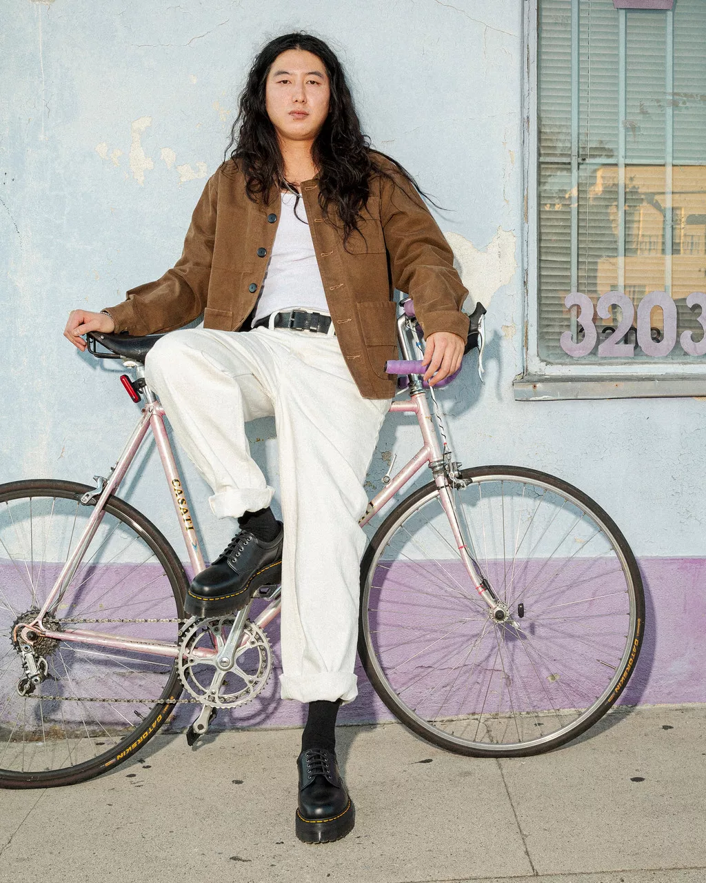 8053 Quad Smooth Leather Platform Shoes