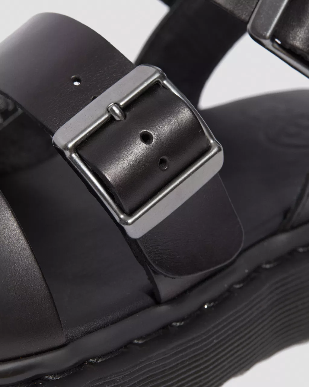 DR MARTENS Gryphon Brando Leather Strap Sandals