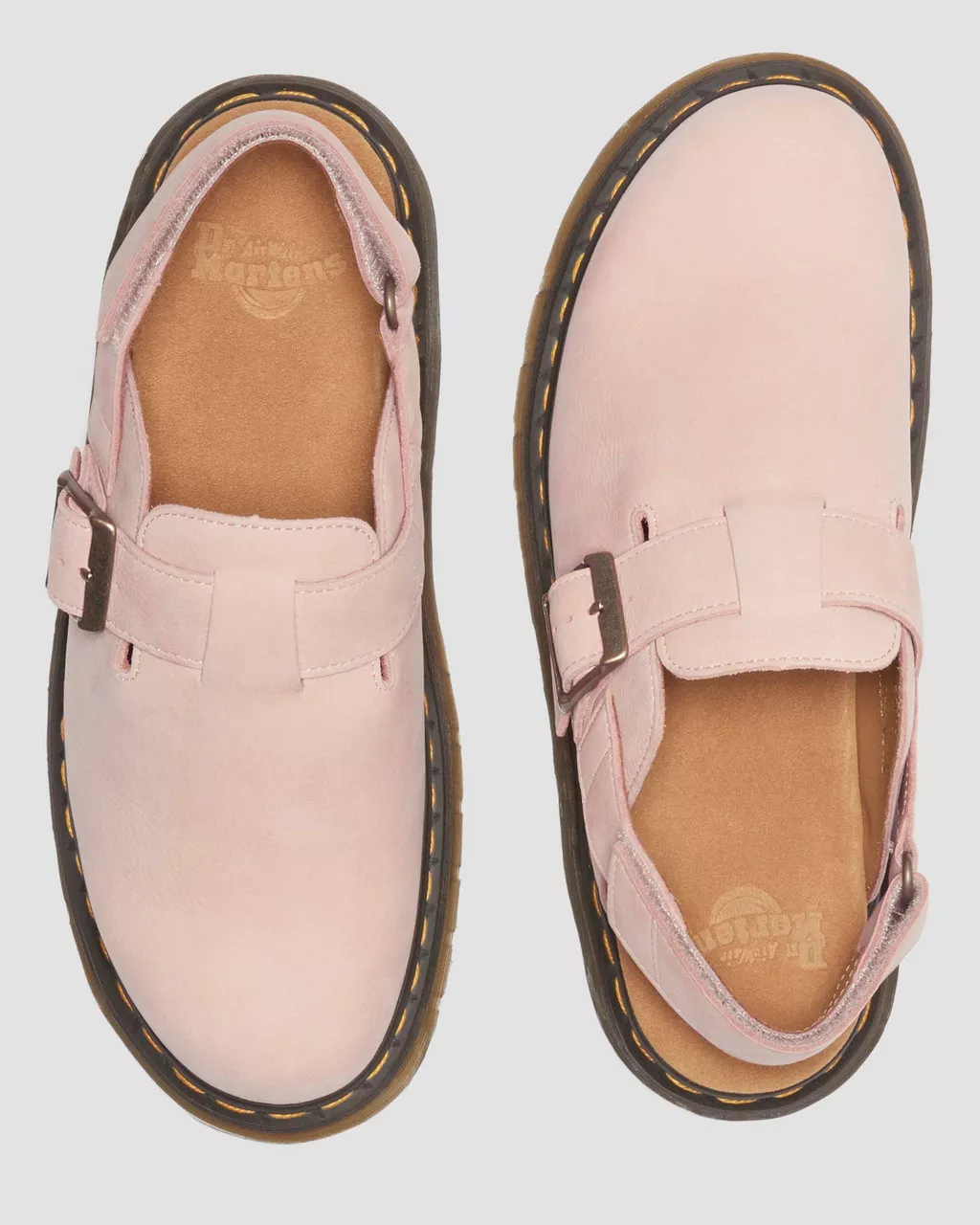DR MARTENS Jorge Ii Nubuck Leather Mules