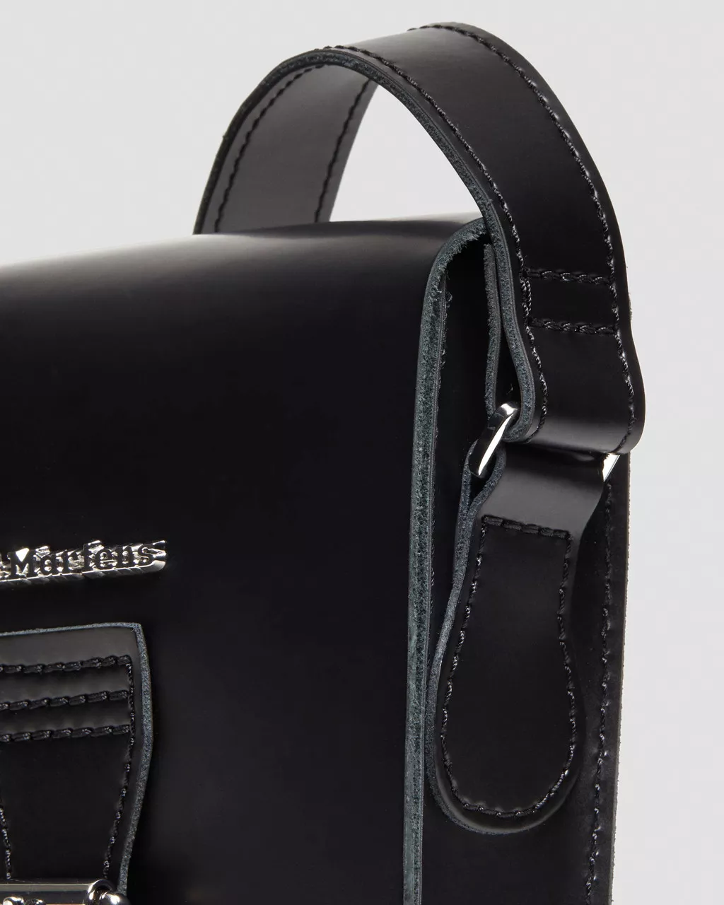 DR MARTENS Kie Smooth Leather Vertical Crossbody Bag