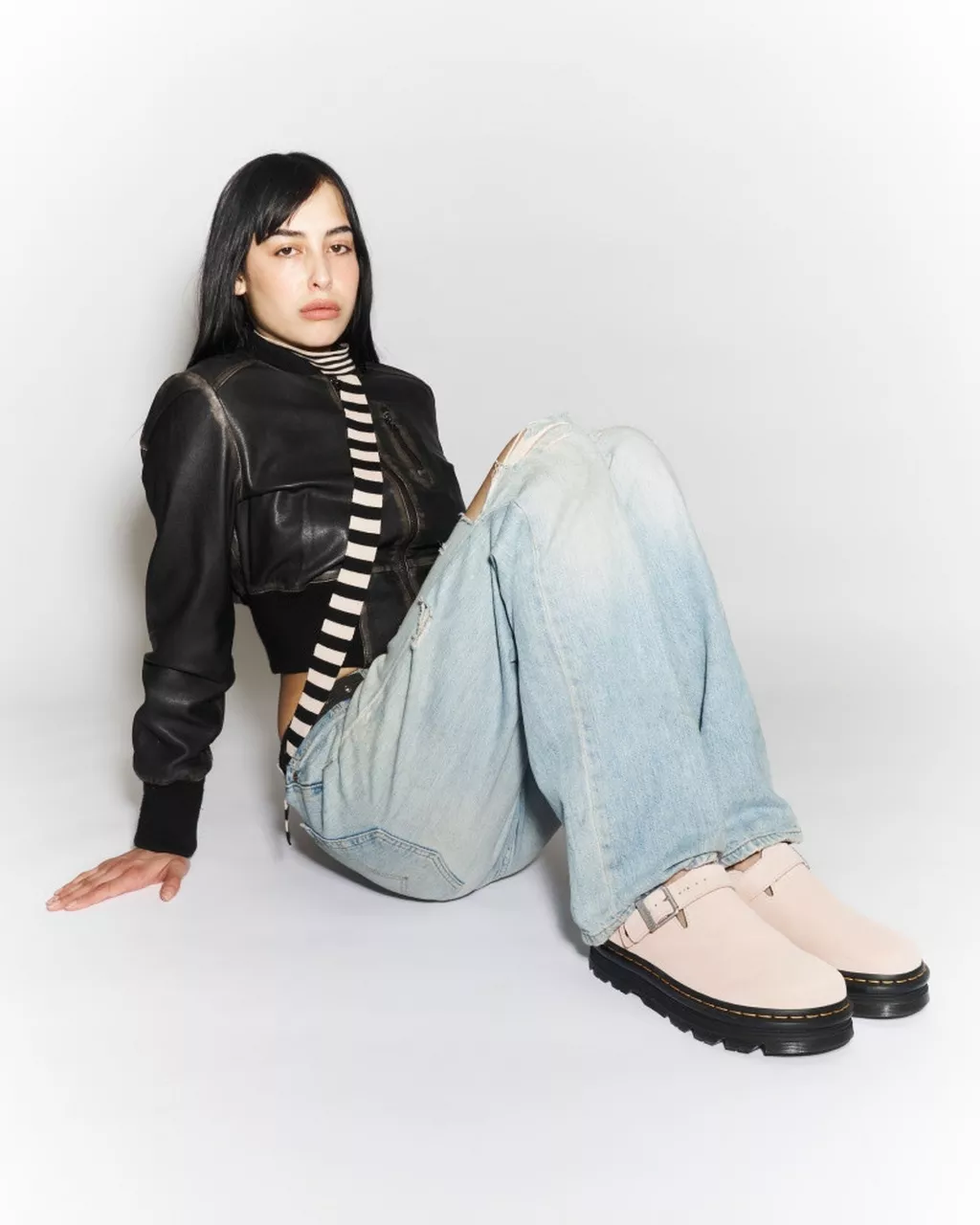 Zebzag Suede Casual Slingback Platform Mules