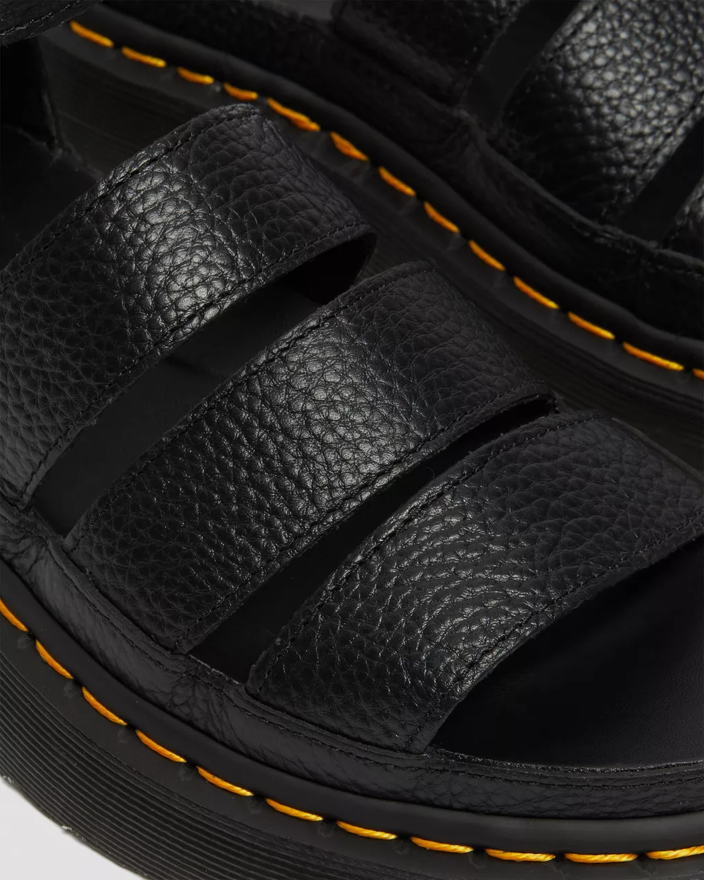 Clarissa II Quad Milled Nappa Leather Platform Sandals