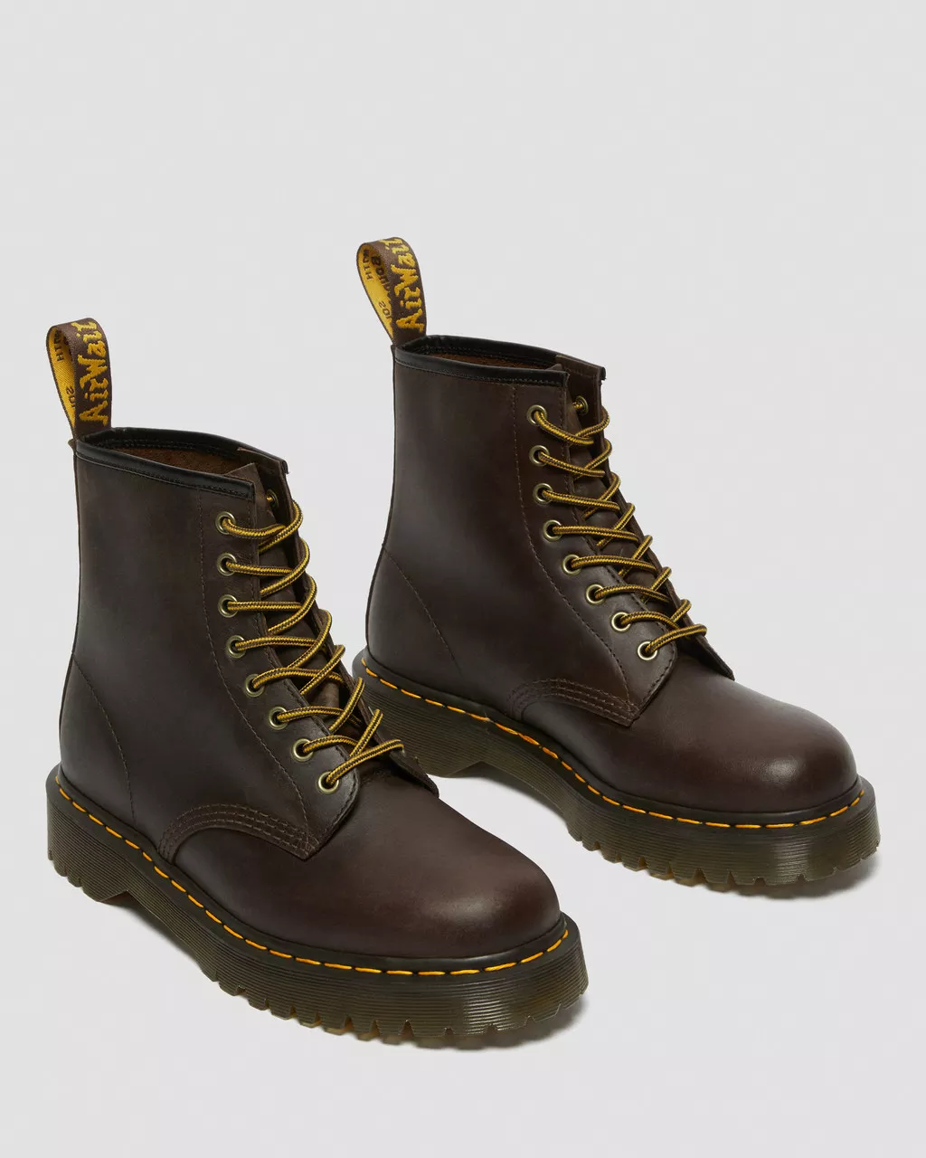 DR MARTENS 1460 Bex Crazy Horse Leather Lace Up Boots