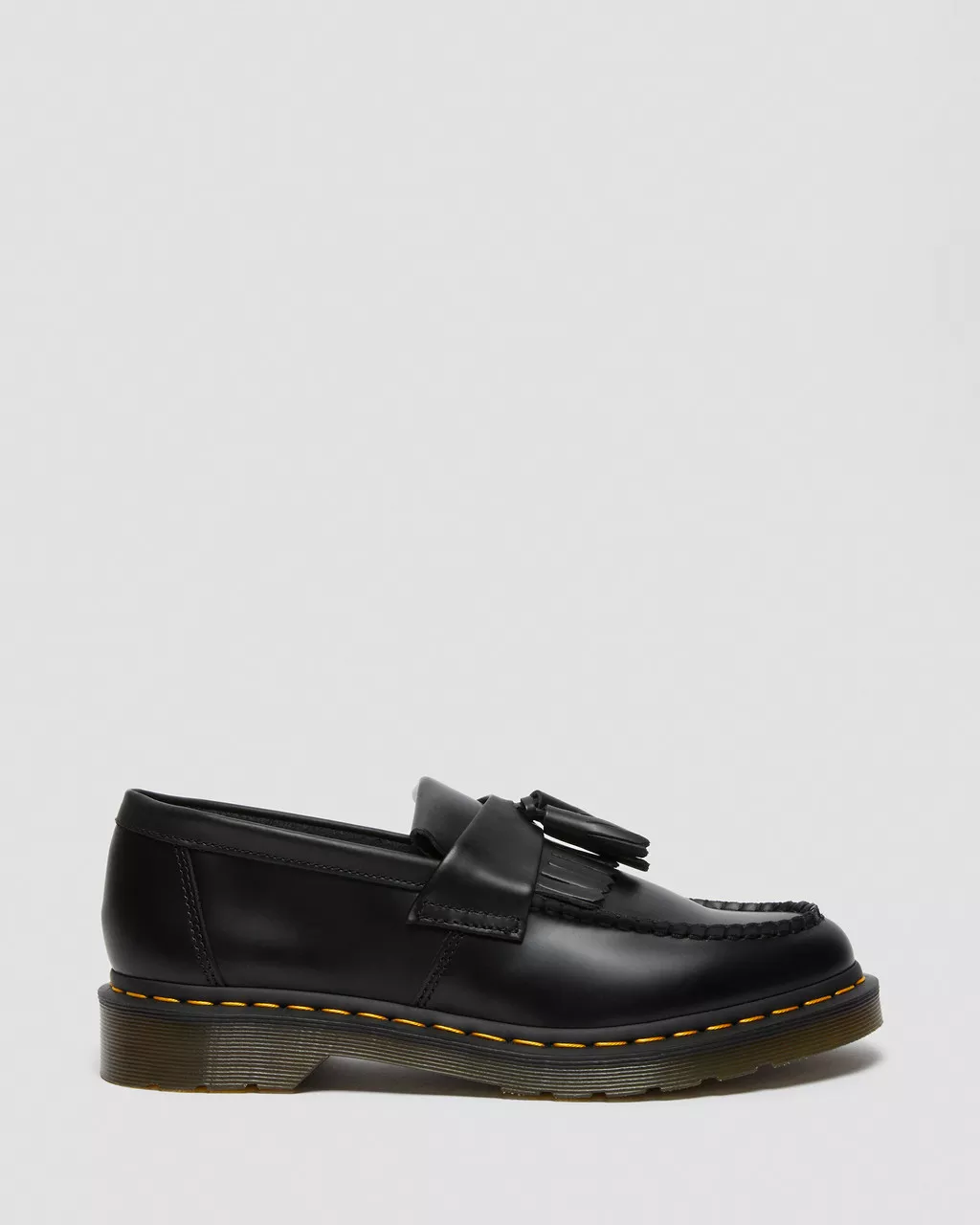 Adrian Yellow Stitch Smooth Leather Tassle Loafers