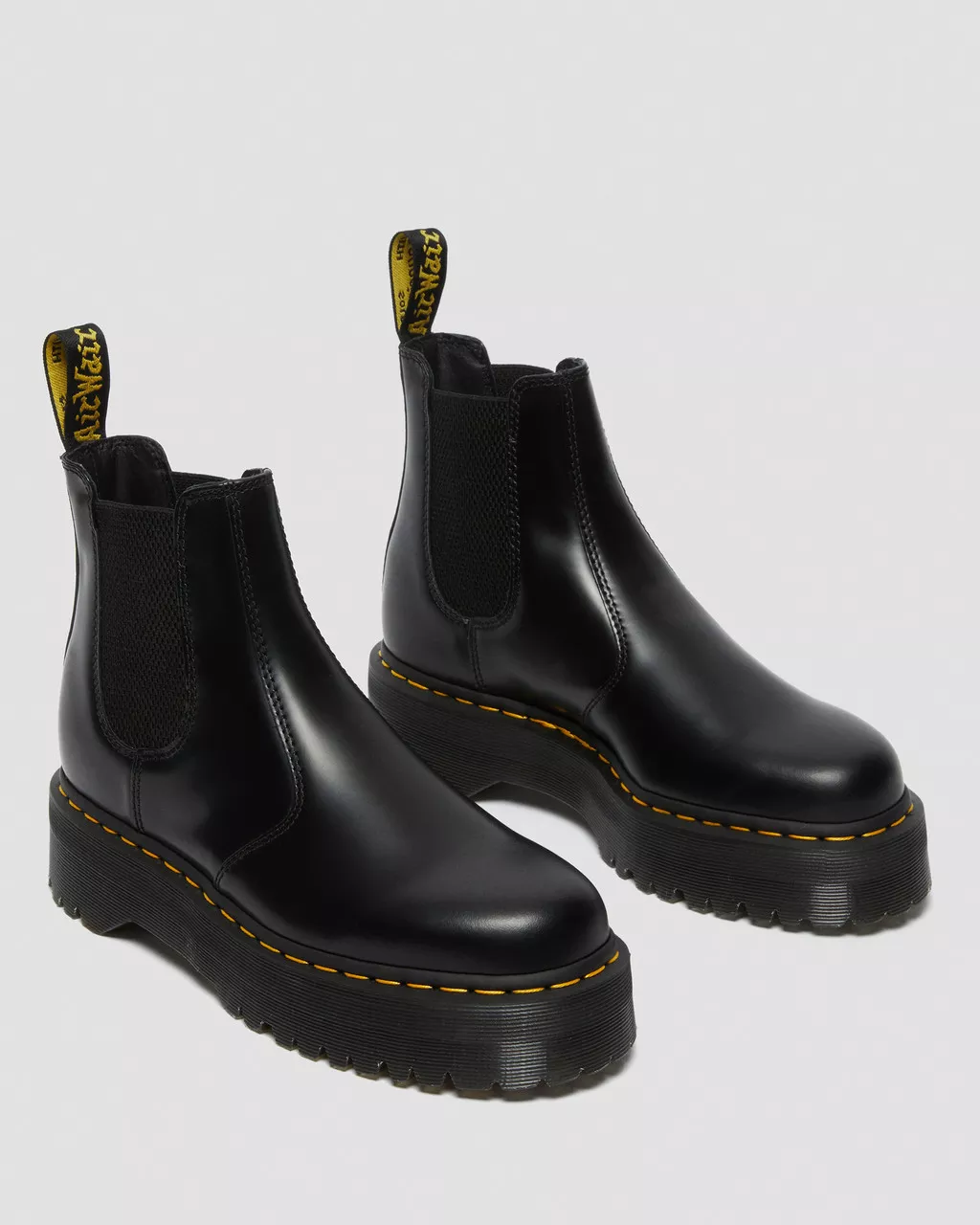 2976 Quad Smooth Leather Platform Chelsea Boots