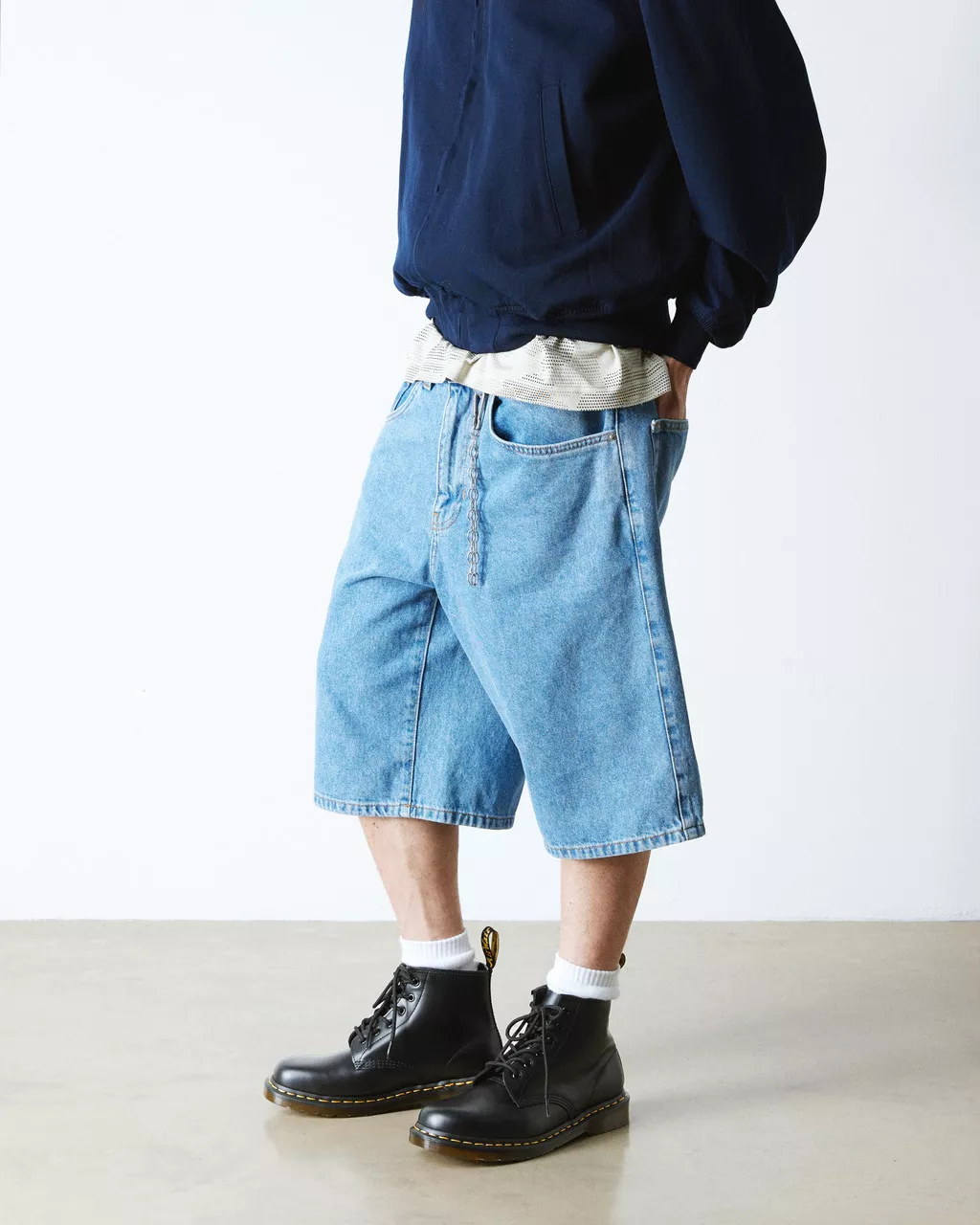 101 Yellow Stitch Smooth Leather Ankle Boots