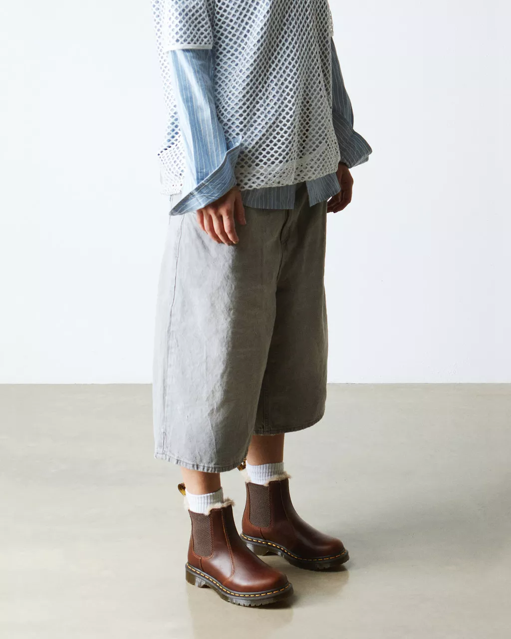 2976 Leonore Faux Fur Lined Chelsea Boots