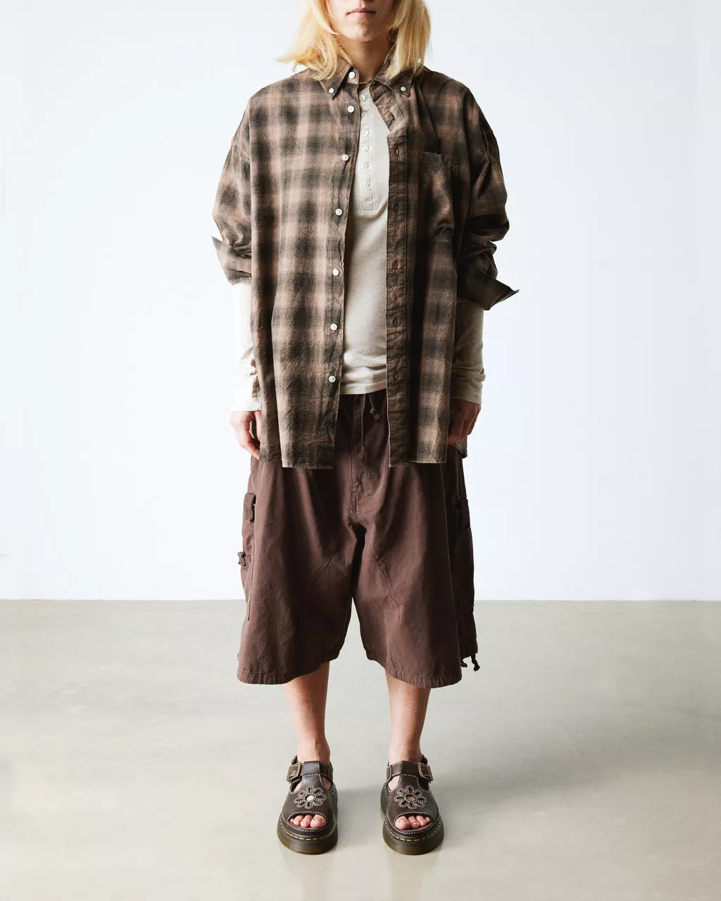 Dunnet Flower Full Grain Leather Sandals