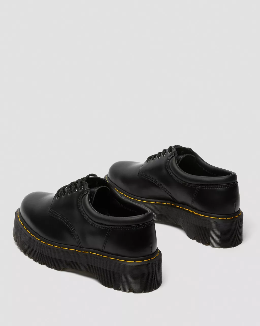 8053 Quad Smooth Leather Platform Shoes