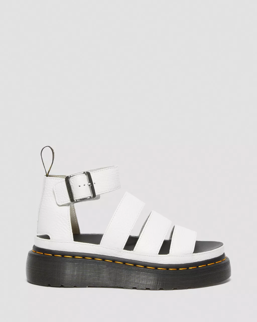 Clarissa II Quad Milled Nappa Leather Platform Sandals