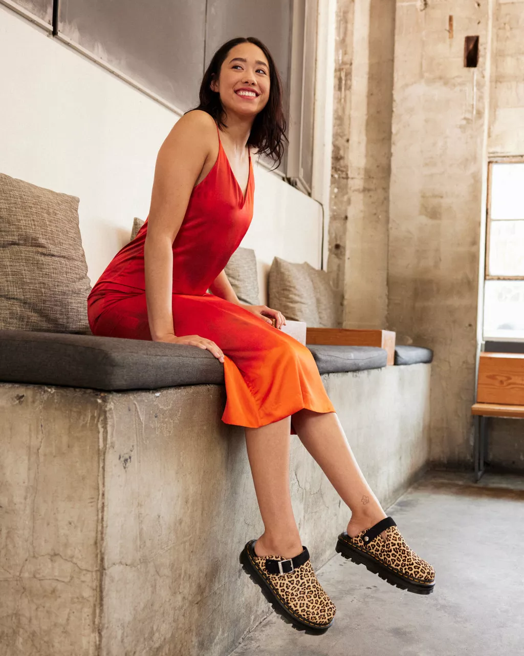 Zebzag Suede Casual Slingback Platform Mules