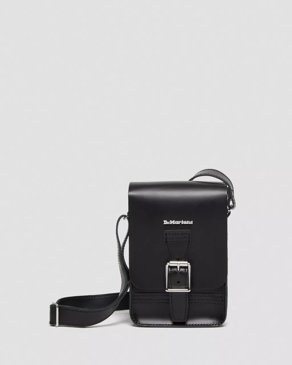 DR MARTENS Kie Smooth Leather Vertical Crossbody Bag
