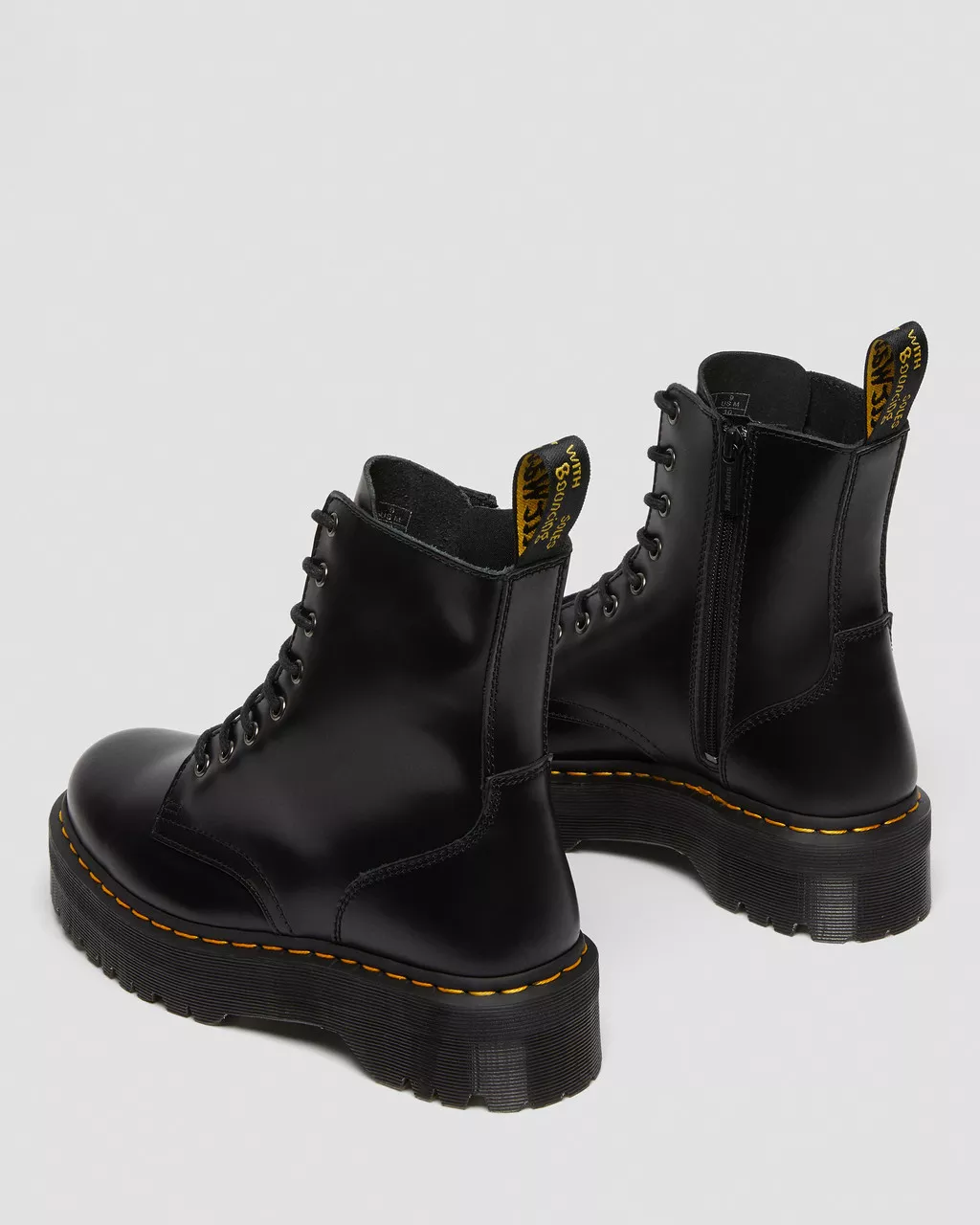 Jadon Smooth Leather Platform Boots