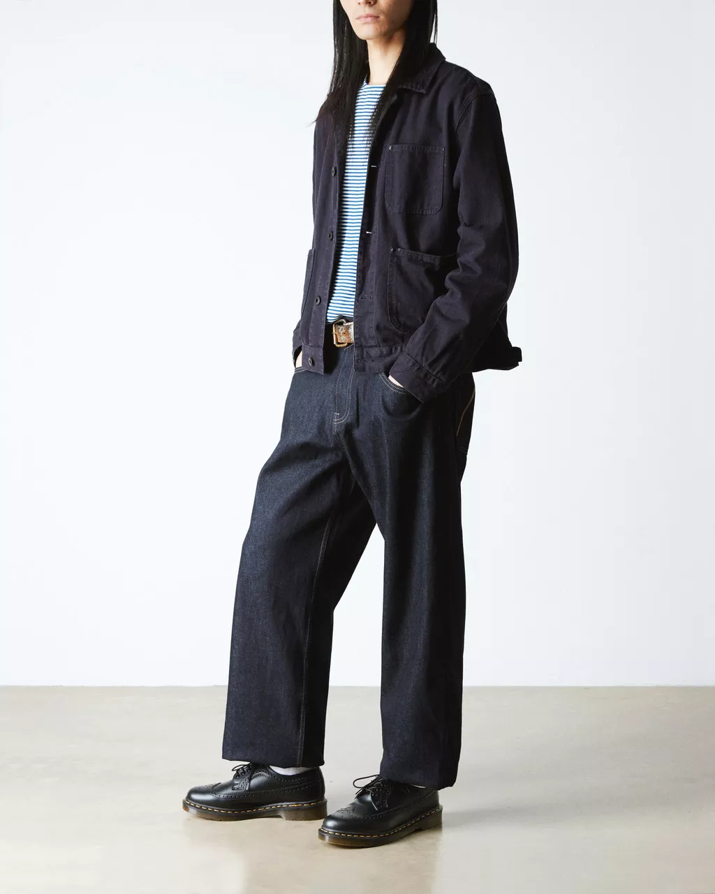 3989 Smooth Leather Brogue Shoes