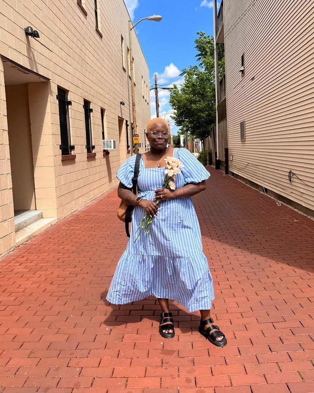 DR MARTENS Gryphon Brando Leather Strap Sandals