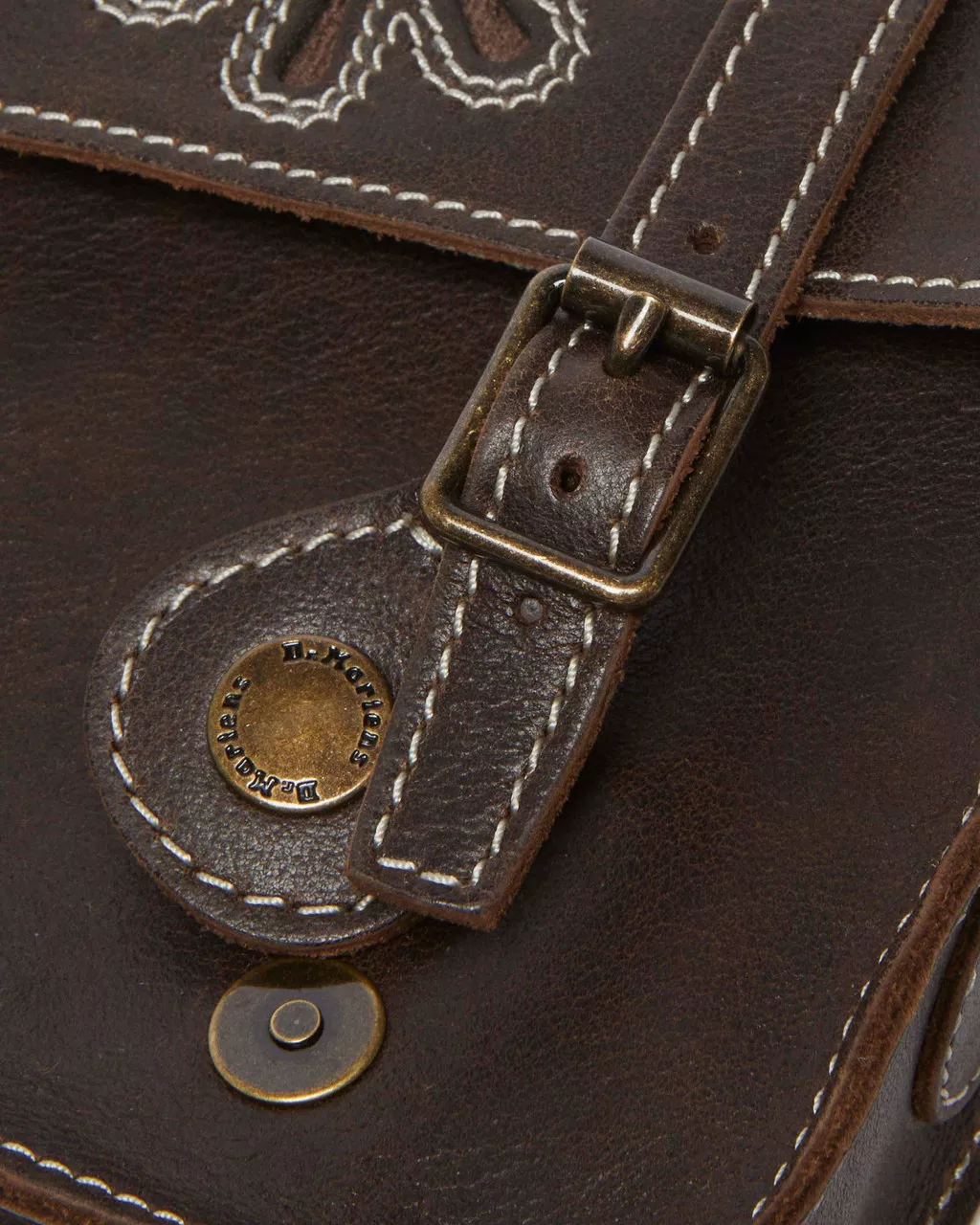 DR MARTENS 7 Inch Floral Leather Satchel