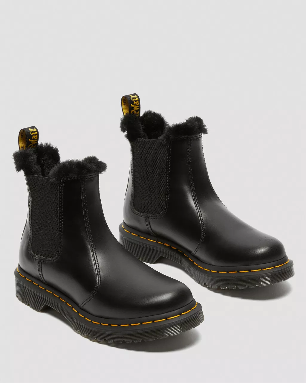 DR MARTENS 2976 Leonore Faux Fur Lined Chelsea Boots
