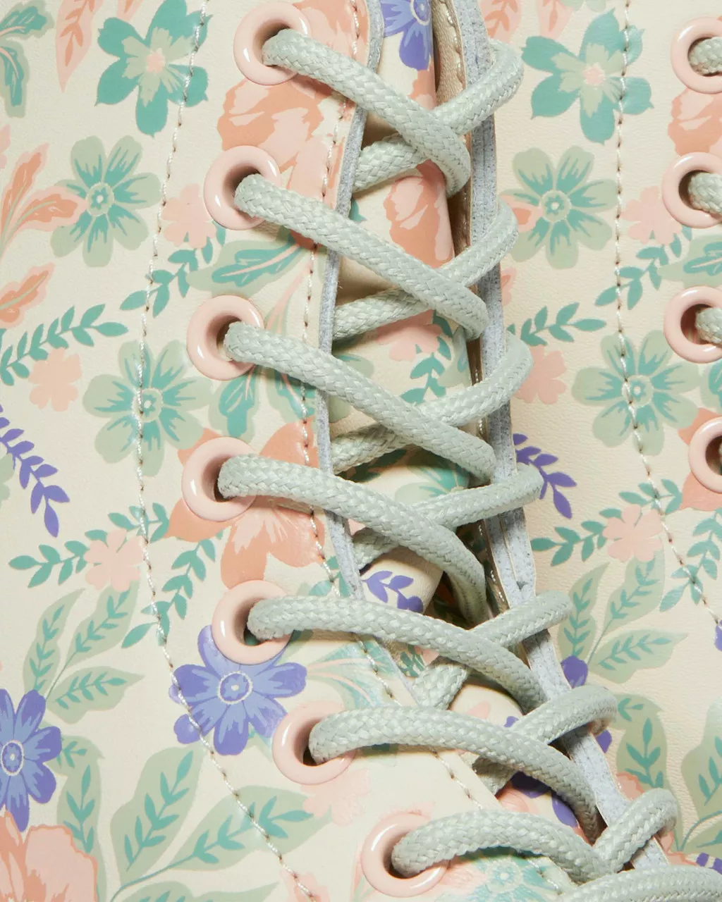 DR MARTENS 1460 Pascal Floral Reclaimed Leather Boots