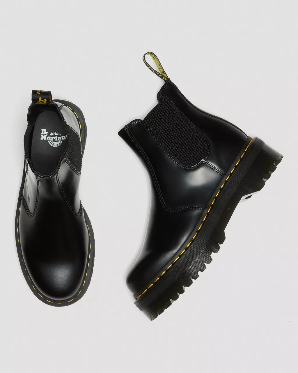 2976 Quad Smooth Leather Platform Chelsea Boots