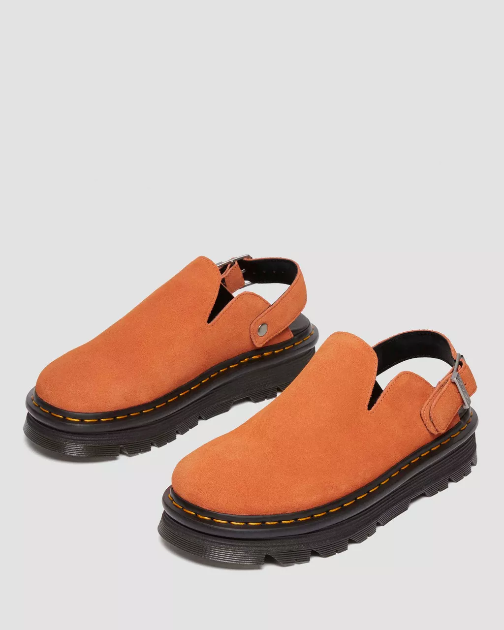 Zebzag Suede Casual Slingback Platform Mules